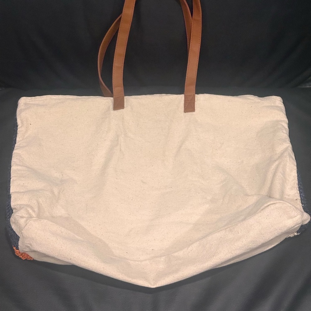 Rays for Days Striped Shorebreak Weekender Tote Bag EUC 🧡 - Picture 5 of 5